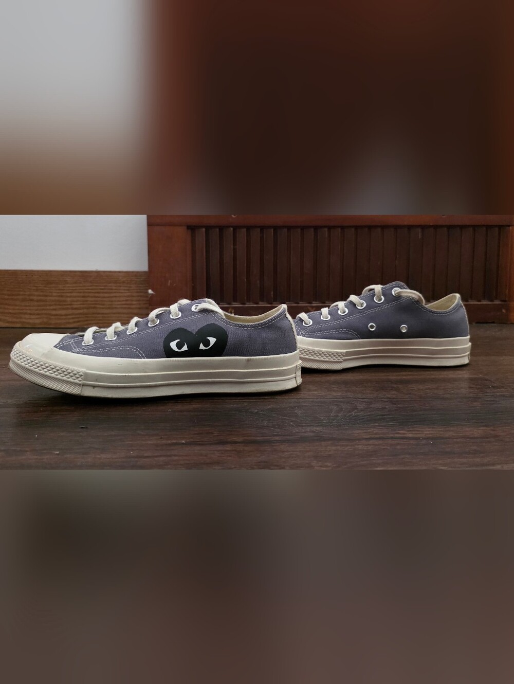 Converse Comme Des Garcons Grey Sneakers - Picture 2 of 5